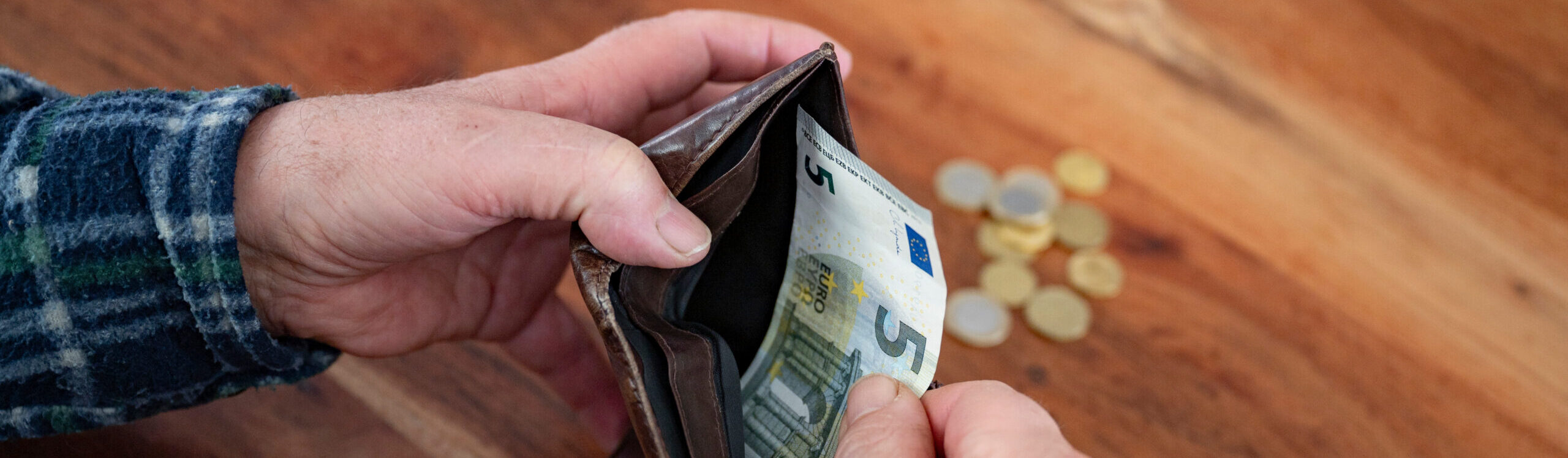 Geld in Geldbörse