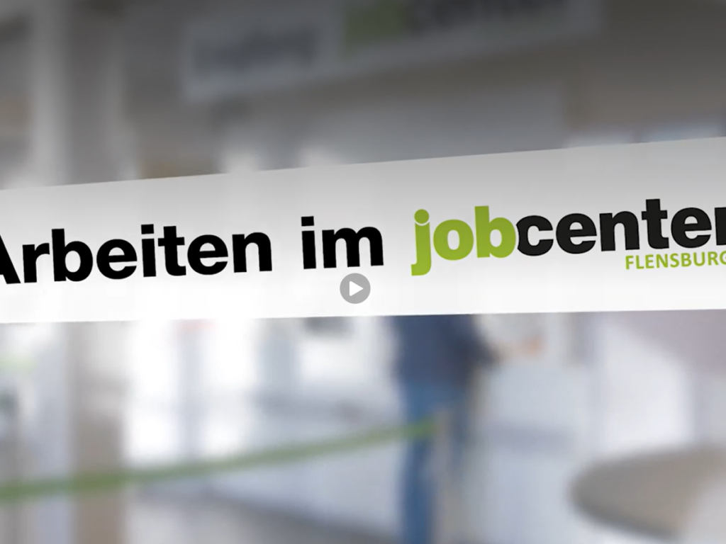 Das Video beschreibt, wie es ist, im Jobcenter zu arbeiten
