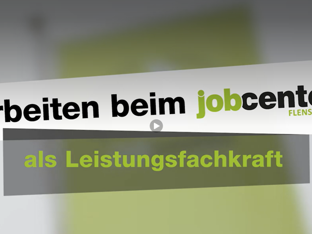 Das Video beschreibt die Tätigkeit einer Leistungsfachkraft im Jobcenter